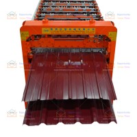 Colored Double Layer Corrugated Ibr Meta Steel Sheet Roll Forming Machine