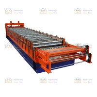 Hot Sale Full Automatic Double Layer Deck Roof Sheet Roll Forming Machine